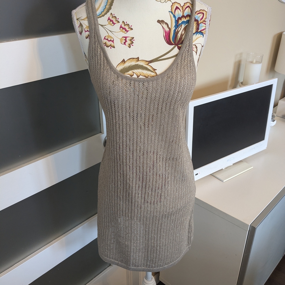 Industry Greige Mini Dress